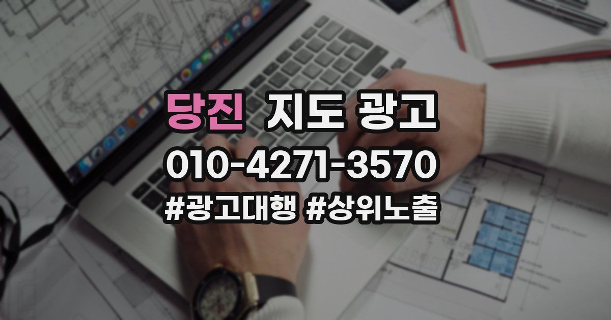 당진 지도 광고