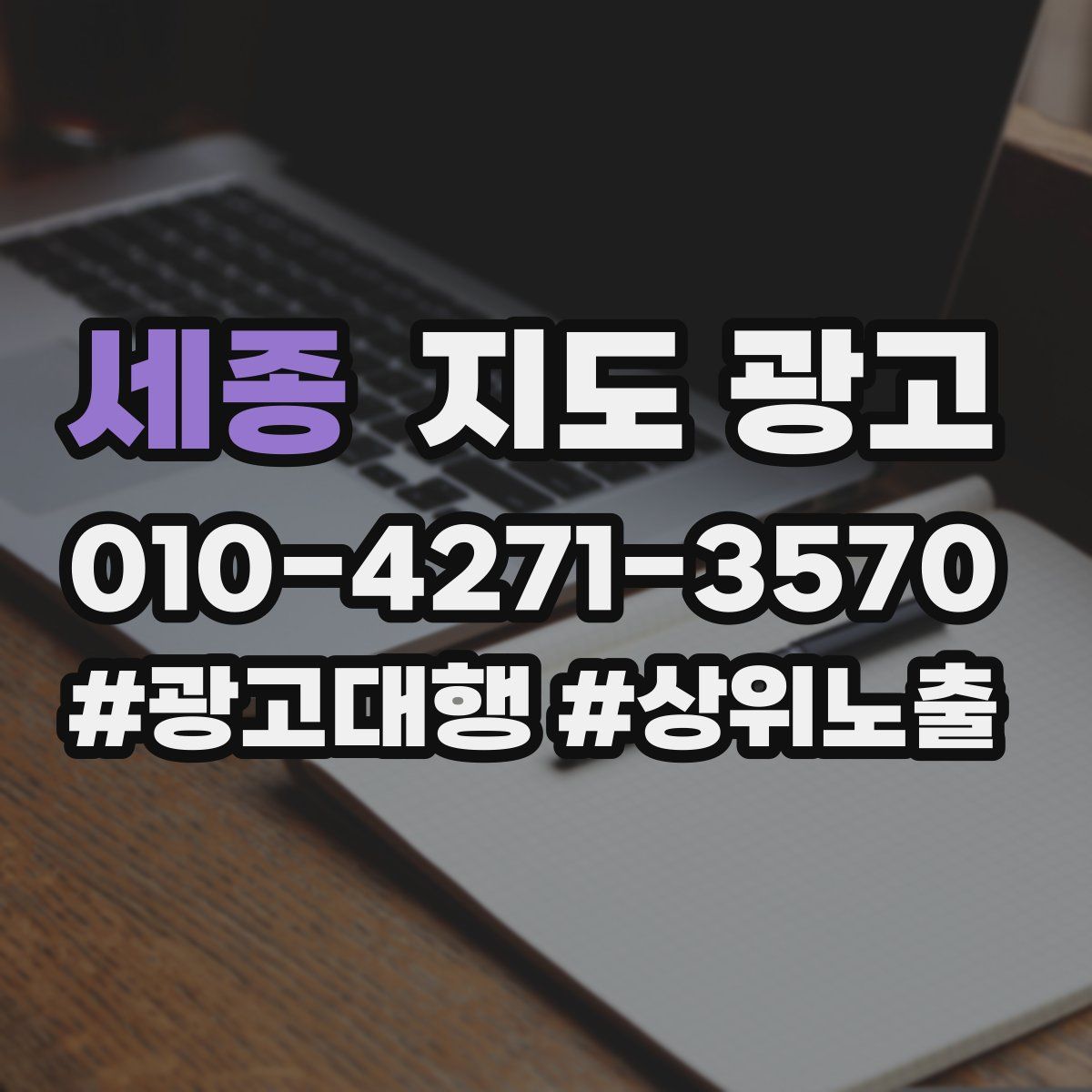 세종 지도 광고