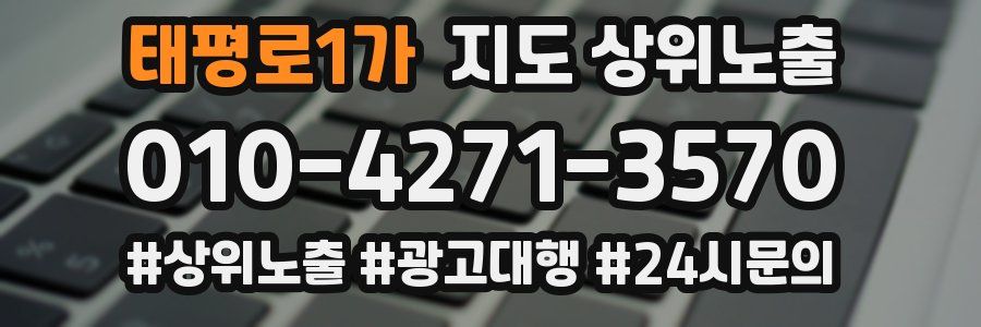 태평로1가 지도 상위 노출