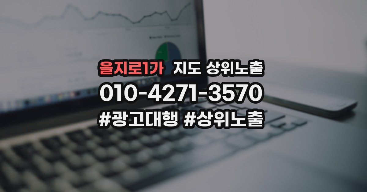 을지로1가 지도 상위 노출