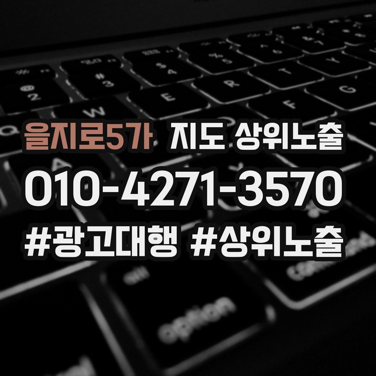 을지로5가 지도 상위 노출