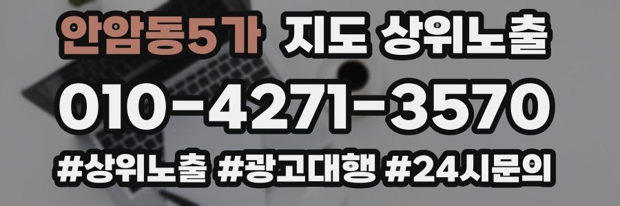 안암동5가 지도 상위 노출