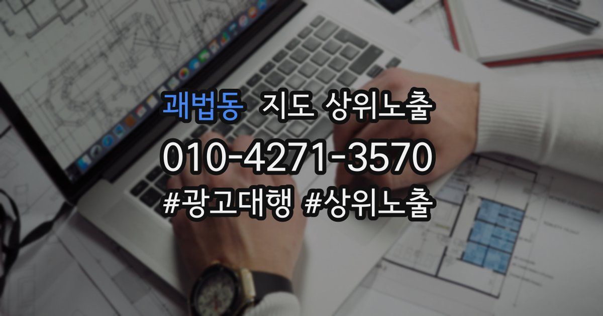괘법동 지도 상위 노출