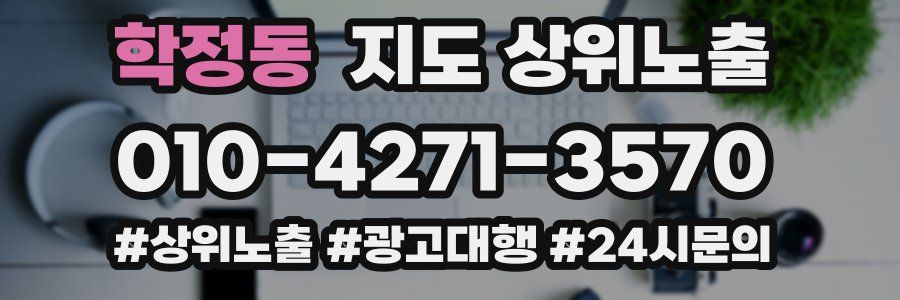 학정동 지도 상위 노출