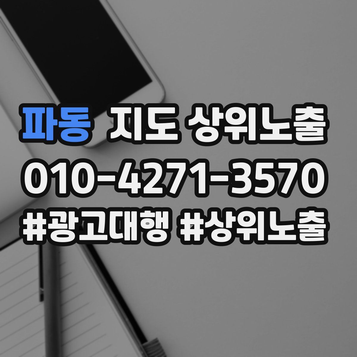 파동 지도 상위 노출