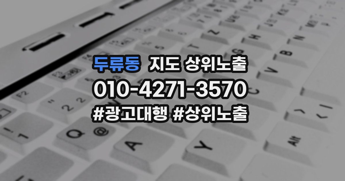 두류동 지도 상위 노출