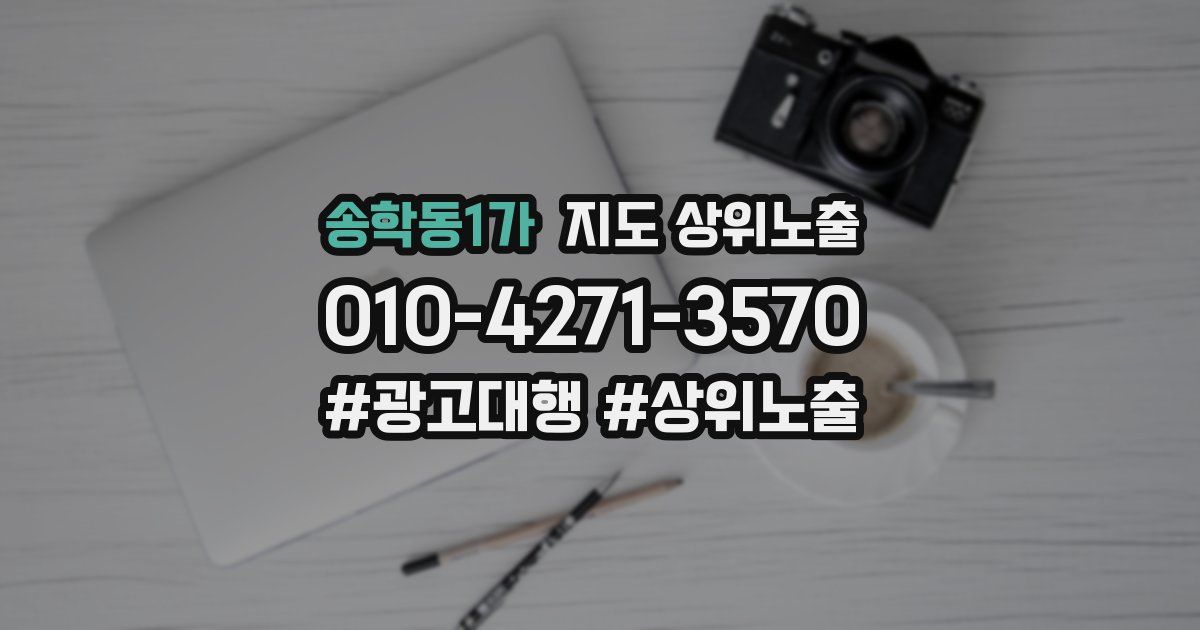 송학동1가 지도 상위 노출
