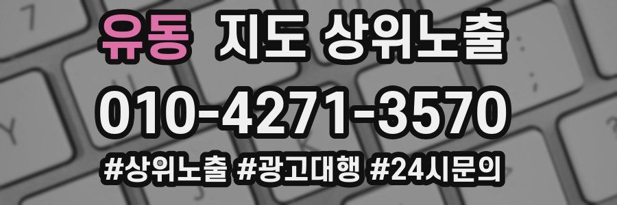 유동 지도 상위 노출
