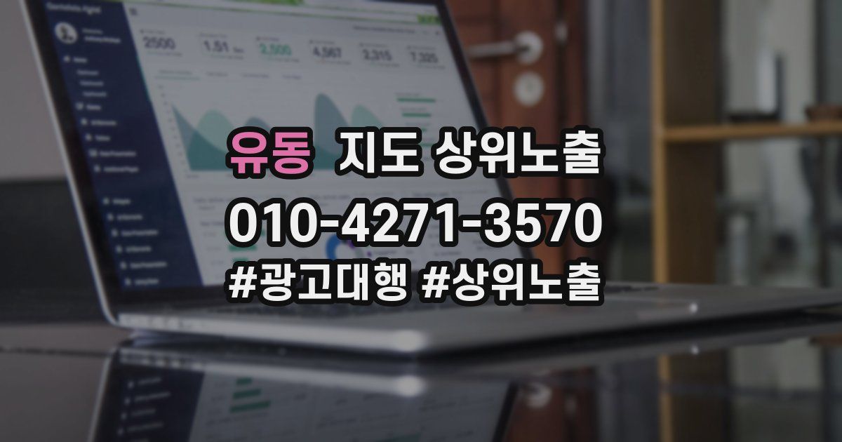 유동 지도 상위 노출