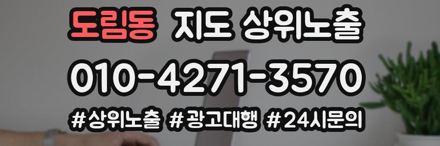 도림동 지도 상위 노출