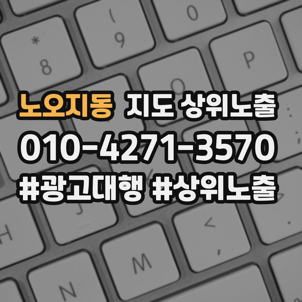 노오지동 지도 상위노출 가능/불가능 기준을 적는 팁
