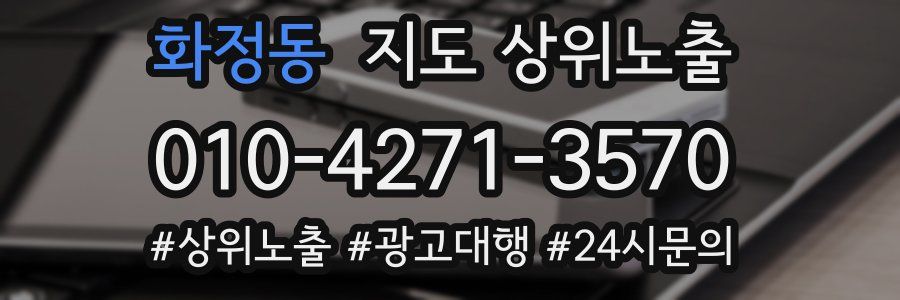 화정동 지도 상위 노출