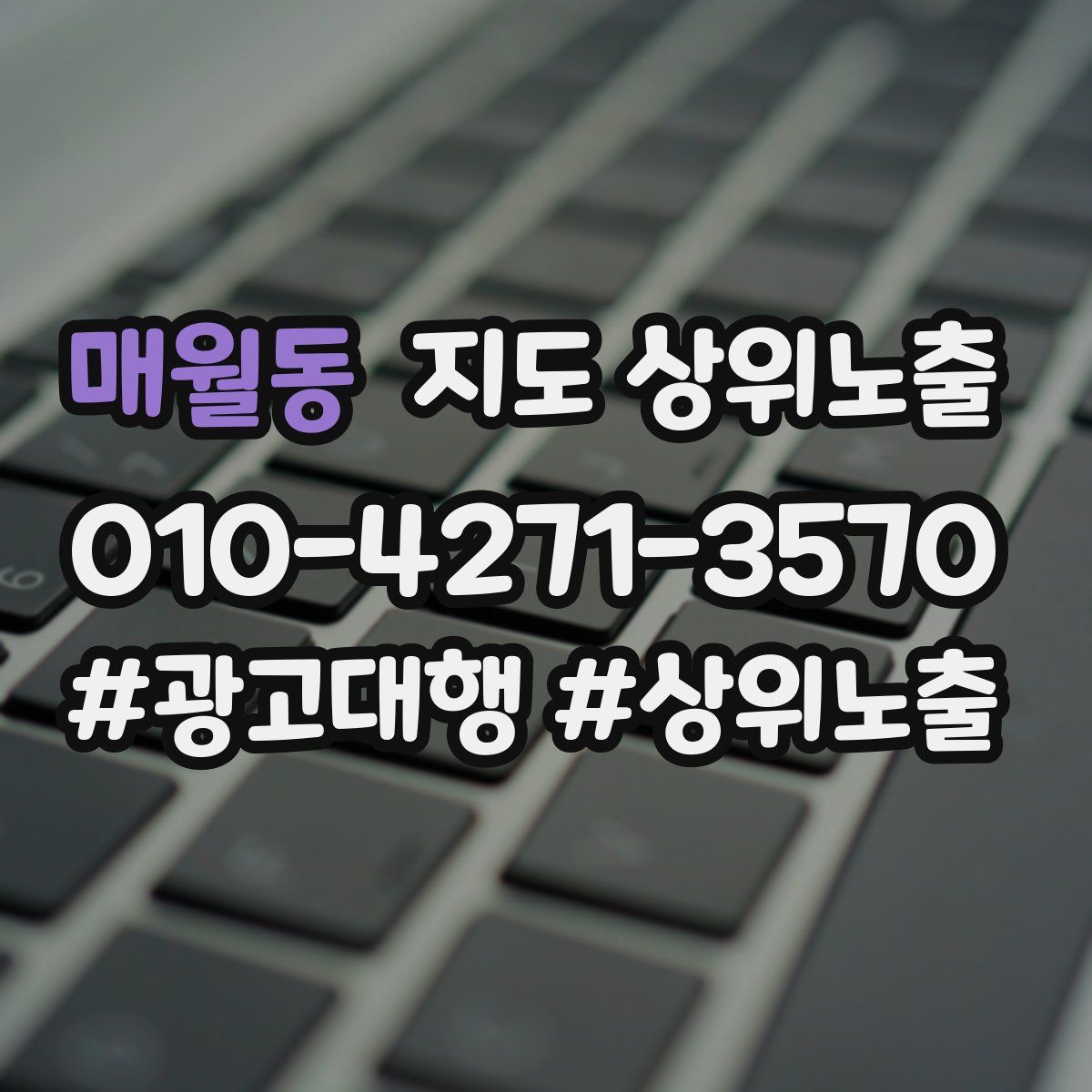 매월동 지도 상위 노출