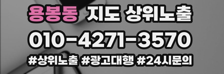 용봉동 지도 상위 노출