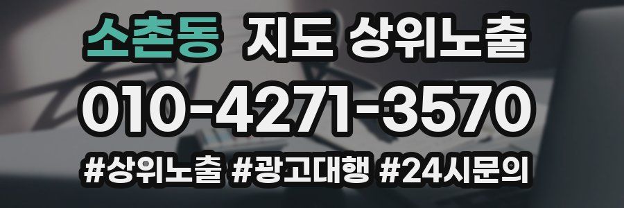 소촌동 지도 상위 노출