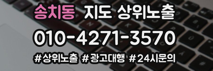 송치동 지도 상위 노출