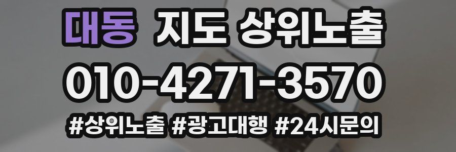 대동 지도 상위 노출