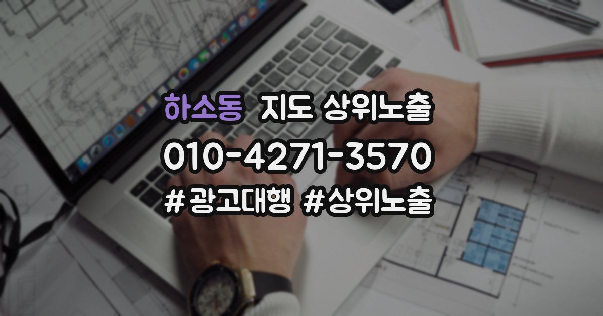 하소동 지도 상위 노출