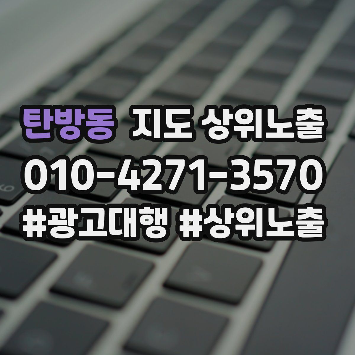 탄방동 지도 상위 노출