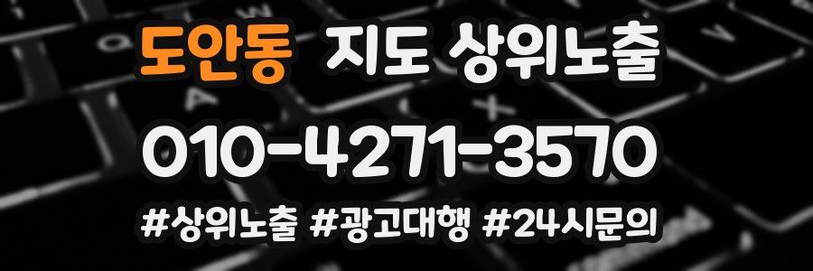 도안동 지도 상위 노출