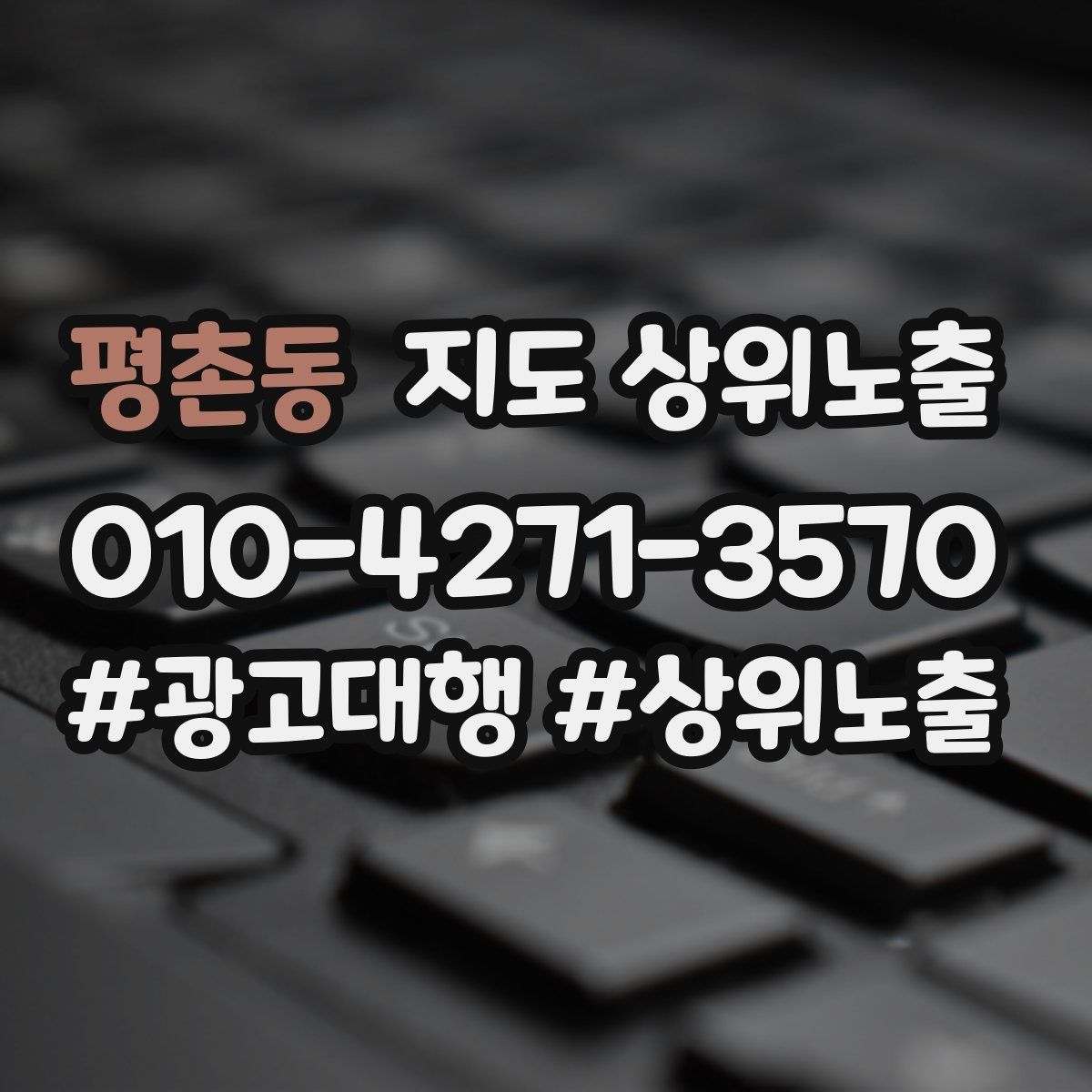 평촌동 지도 상위 노출