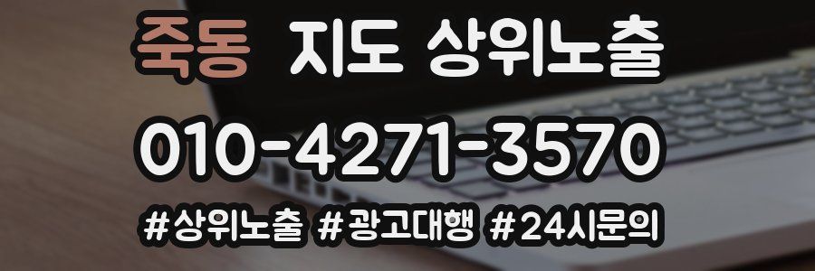 죽동 지도 상위 노출