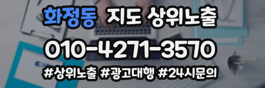 화정동 지도 상위 노출
