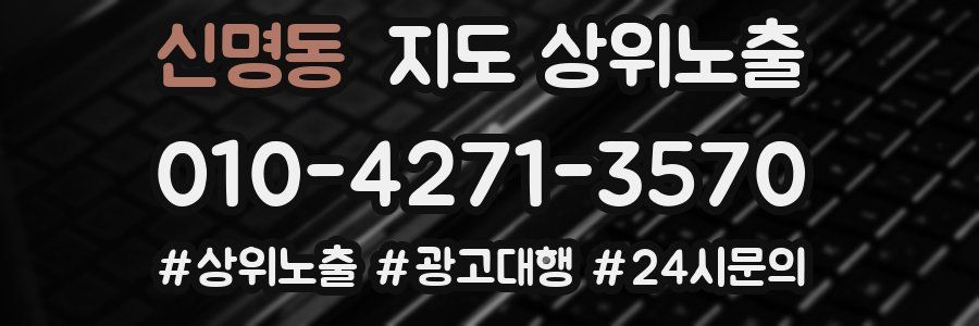 신명동 지도 상위 노출