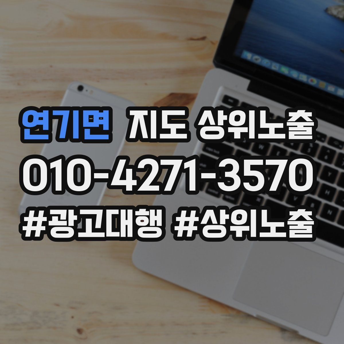 연기면 지도 상위 노출