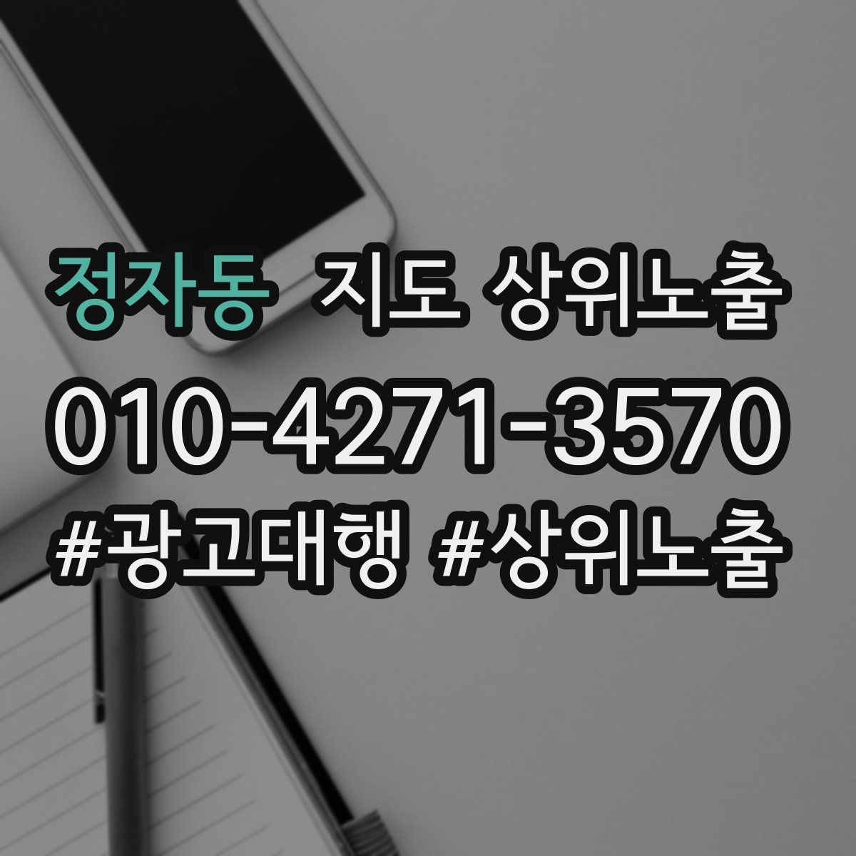 정자동 지도 상위 노출