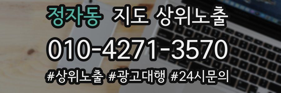 정자동 지도 상위 노출