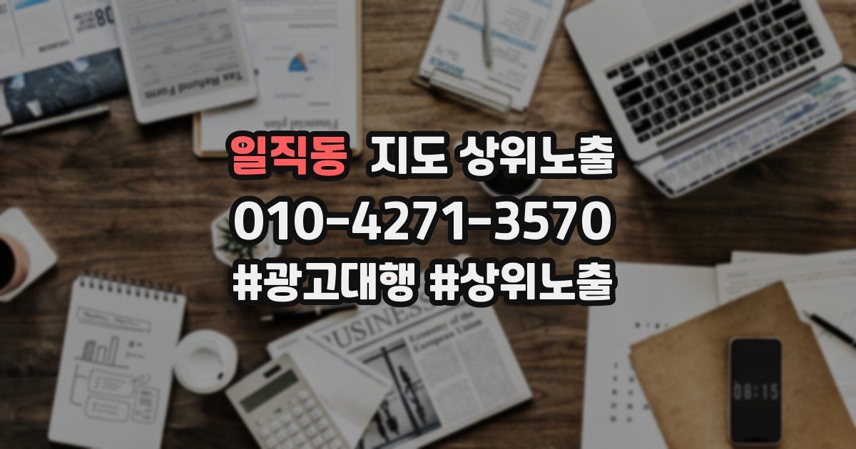 일직동 지도 상위 노출
