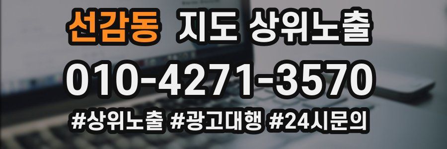 선감동 지도 상위 노출
