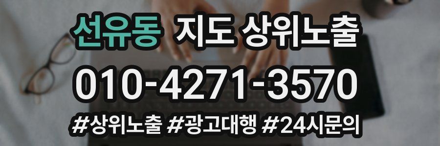선유동 지도 상위 노출