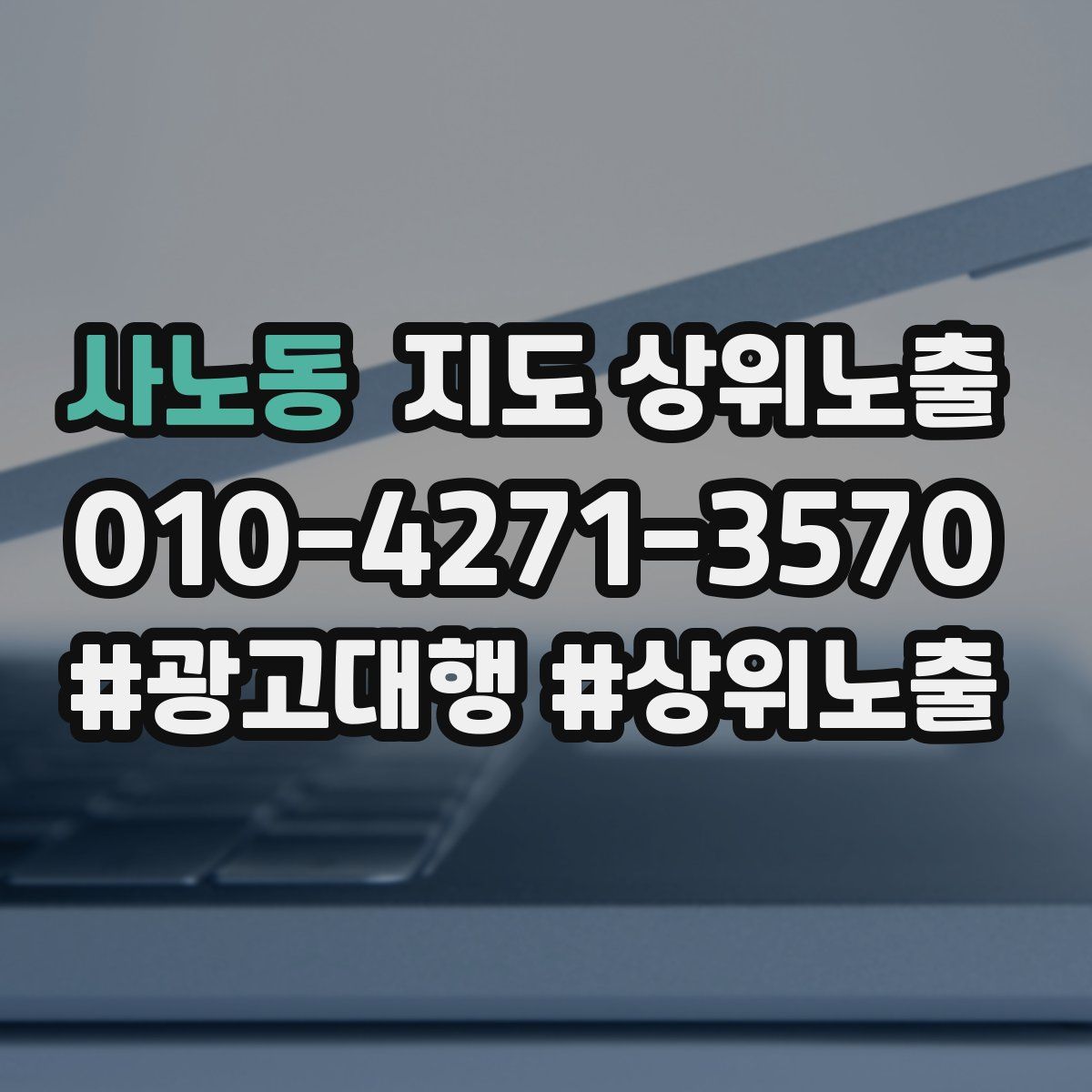 사노동 지도 상위 노출