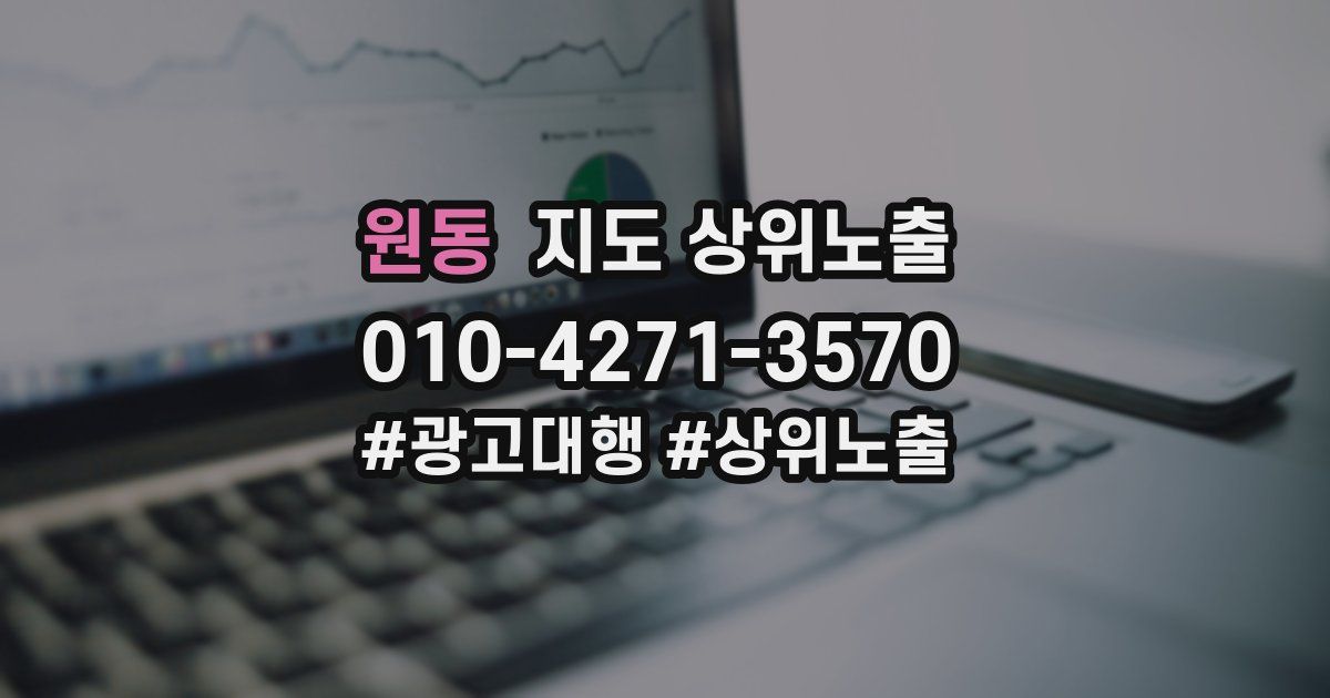 원동 지도 상위 노출