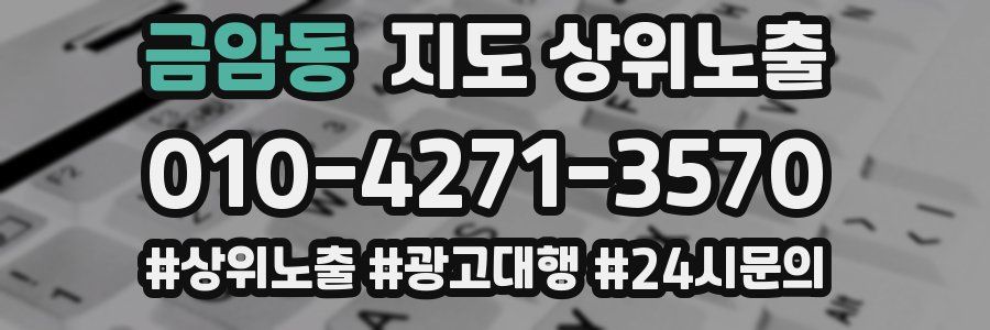 금암동 지도 상위 노출