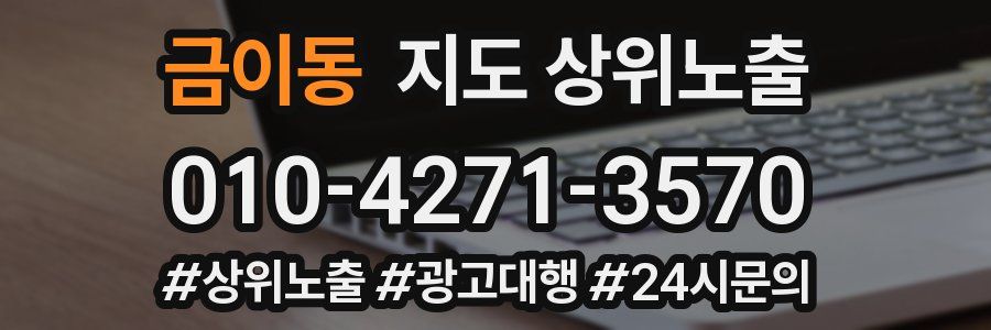 금이동 지도 상위 노출