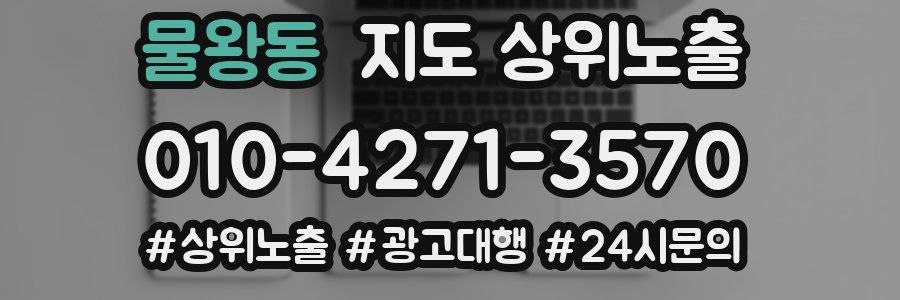 물왕동 지도 상위 노출
