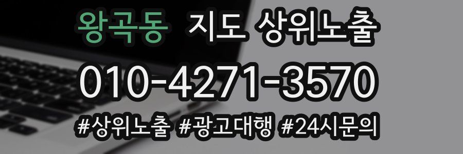 왕곡동 지도 상위 노출