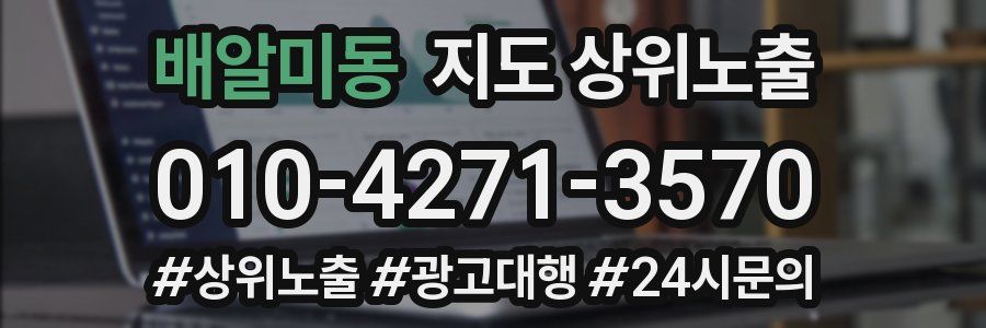배알미동 지도 상위 노출