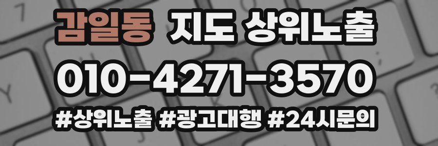 감일동 지도 상위 노출
