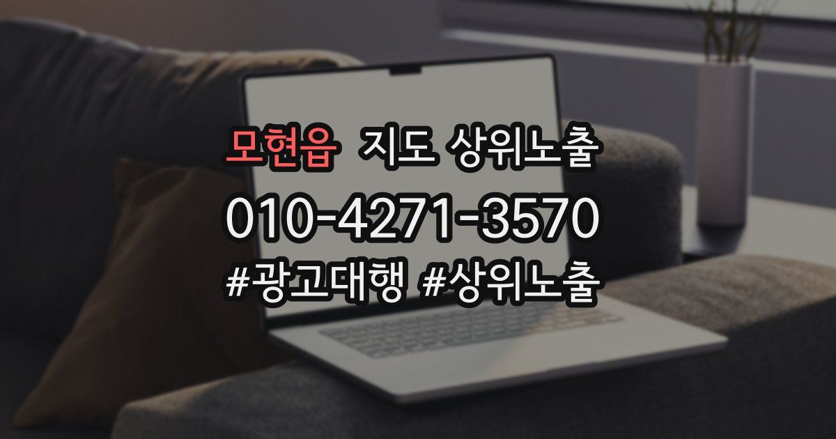 모현읍 지도 상위 노출