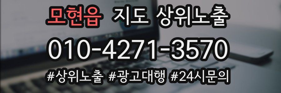모현읍 지도 상위 노출