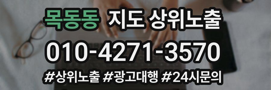 목동동 지도 상위 노출