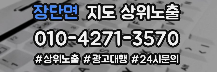 장단면 지도 상위 노출