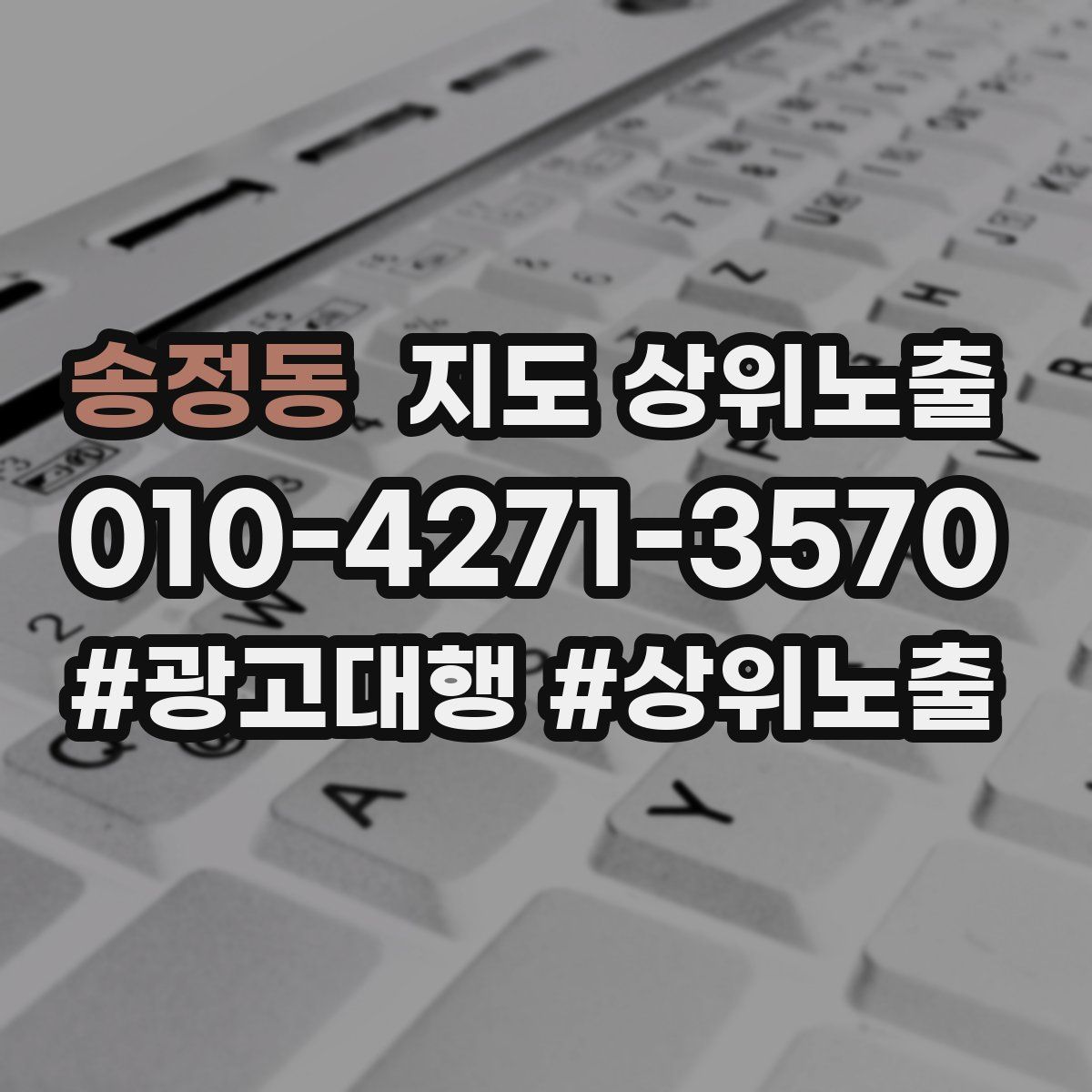 송정동 지도 상위 노출