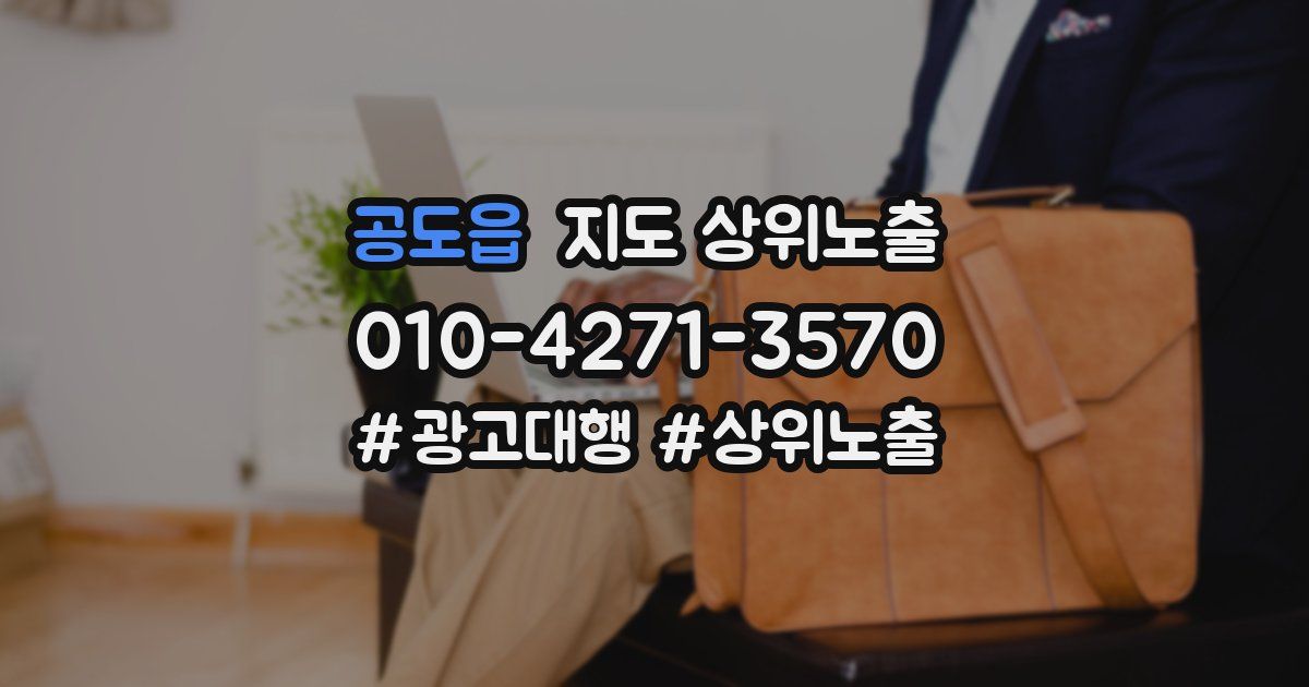 공도읍 지도 상위 노출