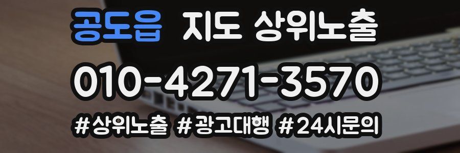 공도읍 지도 상위 노출
