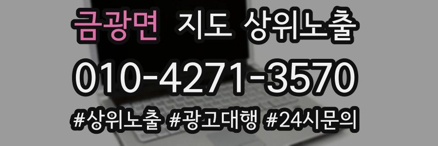 금광면 지도 상위 노출
